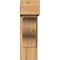 Ekena Millwork Funston Block Rough Sawn Bracket w/ Offset Brace, Western Red Cedar, 8"W x 22"D x 26"H BKT0806X22X26FST05RWR - alternate 3